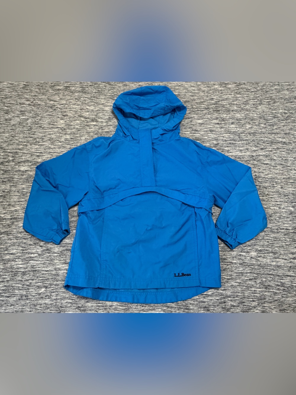 LL Bean Kids Pullover Nylon Rain Jacket Size Small / 8